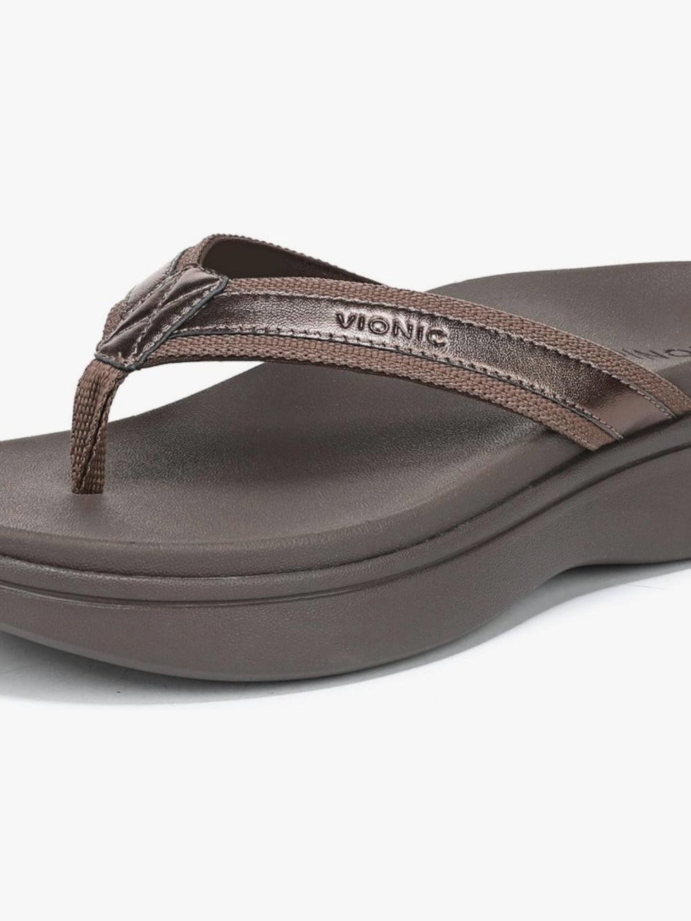 Vionic Women's size 10 high tide li platform orthotic sandals , great condition